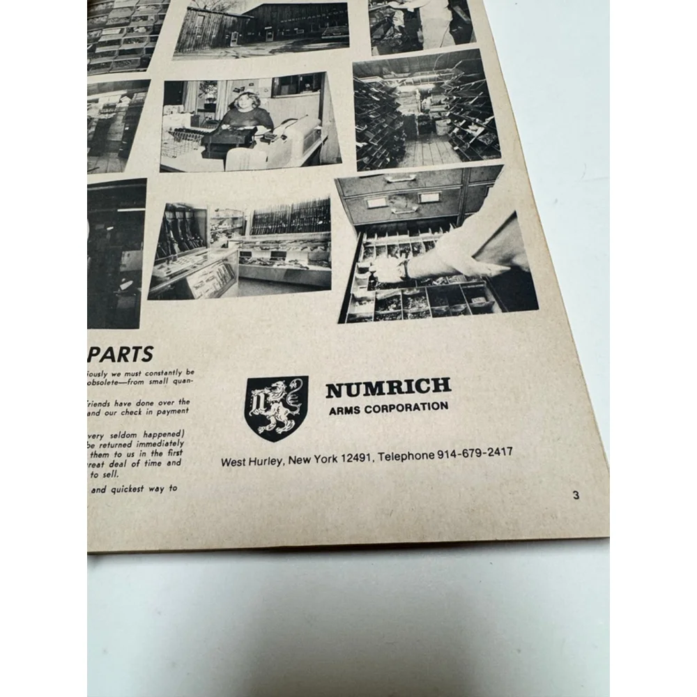 Numrich Gun Parts Catalog 1979 Eighth Edition Paperback